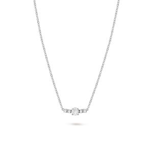 Collana argento con pietra grande in vari colori