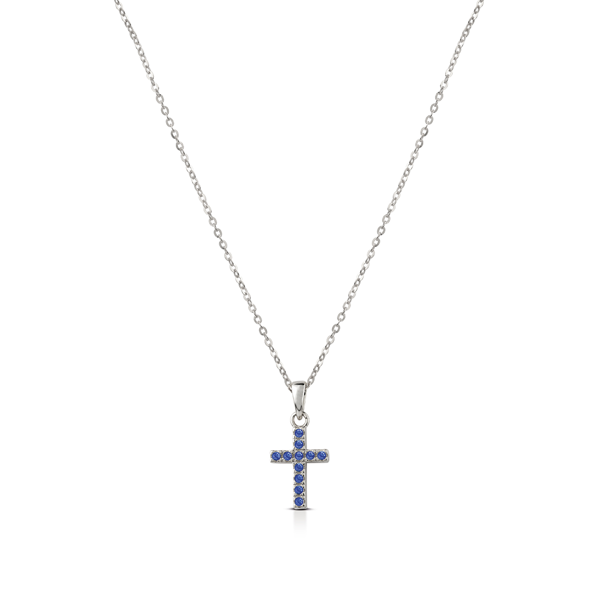 Collana in Argento 925 e pendente con zirconi vari colori
