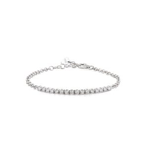 Bracciale Tennis con catena in Argento 925