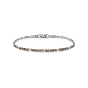Bracciale tennis uomo con zirconi vari colori