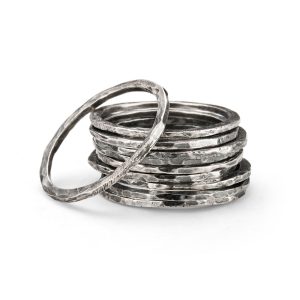 BABELE – Anello fedina in argento