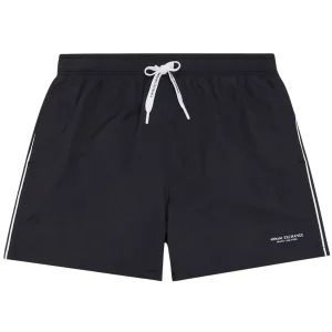 ARMANI EXCHANGE Boxer da mare in tessuto con logo NERO